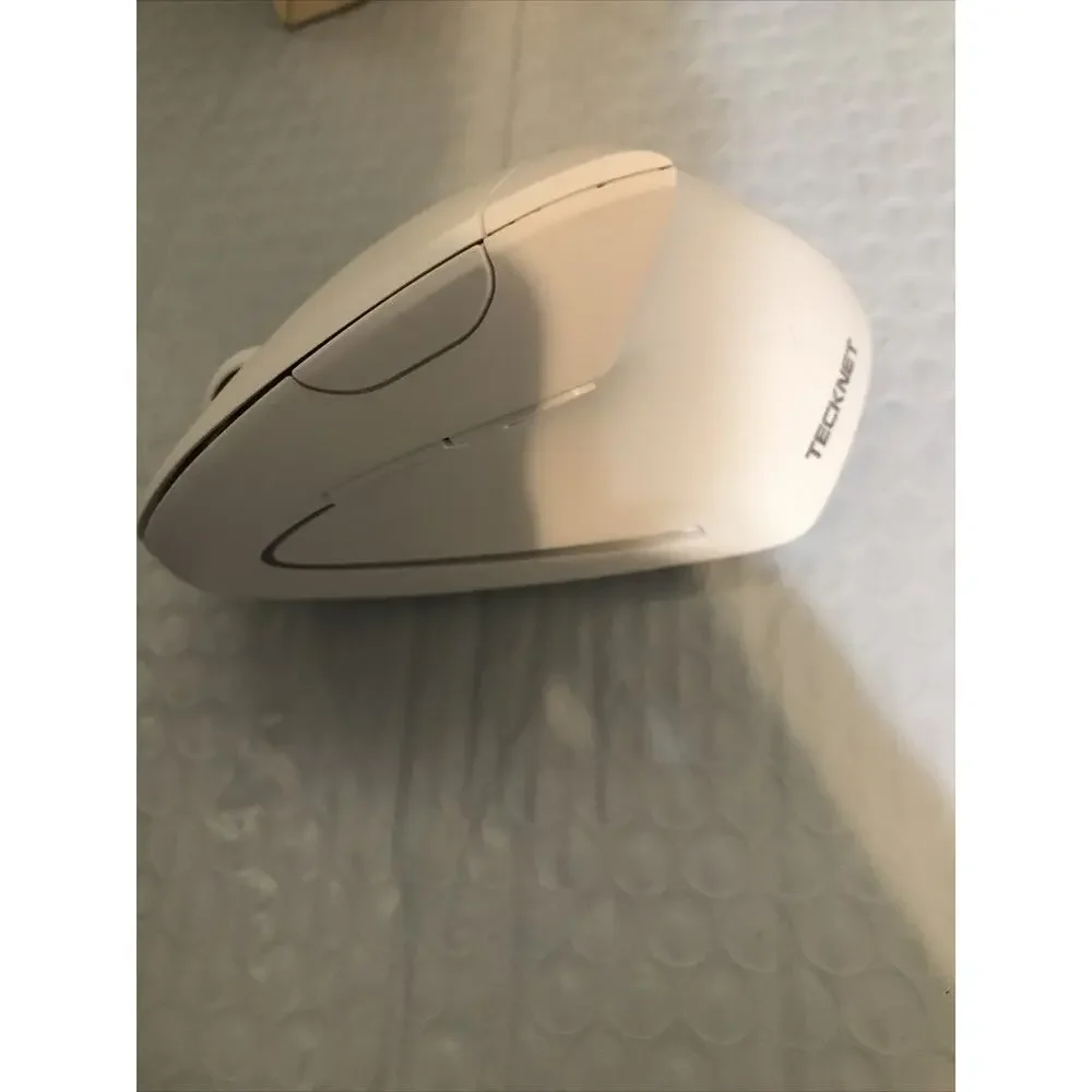 TECKNET TK-MS007 Ergonomic Wireless Cordless Mouse - White